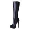Mid-Calf Boots Boots Wide Zipper Closed Toe Dress Girls'