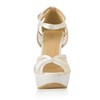 Wedding Sandals Knee High Boots Wide Split Joint Stiletto Heel Girls'