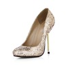 Women's Pumps/Heels Average Stiletto Heel Sequined Cloth/Sparkling Glitter Pumps/Heels Graduation