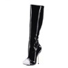 Closed Toe Wedding Shoes Girls' Mid-Calf Boots Sequined Cloth/Sparkling Glitter Office & Career Average