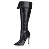 PU Pumps/Heels Girls' Knee High Boots Dress Stiletto Heel Ruched