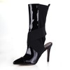 Stiletto Heel Boots Opalescent Lacquers Split Joint Cap-Toe Party & Evening Women's