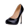 Women's Wedding Shoes Dress Narrow Closed Toe Stiletto Heel Opalescent Lacquers