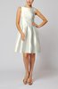 Modest Sleeveless Zipper Taffeta Knee Length Pleated Little Black Dresses