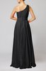 Modest Sleeveless Zipper Chiffon Floor Length Evening Dresses