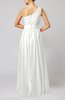 Modest Sleeveless Zipper Chiffon Floor Length Evening Dresses