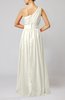 Modest Sleeveless Zipper Chiffon Floor Length Evening Dresses
