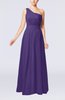 Modest Sleeveless Zipper Chiffon Floor Length Evening Dresses