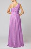Modest Sleeveless Zipper Chiffon Floor Length Evening Dresses