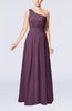 Modest Sleeveless Zipper Chiffon Floor Length Evening Dresses