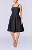 Modest A-line Thick Straps Sleeveless Knee Length Little Black Dresses