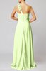 Romantic Column One Shoulder Sleeveless Ruching Evening Dresses
