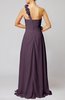 Romantic Column One Shoulder Sleeveless Ruching Evening Dresses