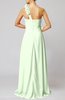 Romantic Column One Shoulder Sleeveless Ruching Evening Dresses