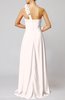 Romantic Column One Shoulder Sleeveless Ruching Evening Dresses
