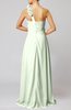 Romantic Column One Shoulder Sleeveless Ruching Evening Dresses