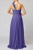 Romantic Column One Shoulder Sleeveless Ruching Evening Dresses