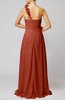 Romantic Column One Shoulder Sleeveless Ruching Evening Dresses