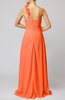Romantic Column One Shoulder Sleeveless Ruching Evening Dresses