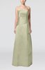 Elegant Sheath Sleeveless Backless Satin Ruching Wedding Guest Dresses