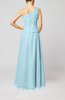 Elegant Sheath Zipper Chiffon Floor Length Wedding Guest Dresses