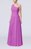 Elegant Sheath Zipper Chiffon Floor Length Wedding Guest Dresses