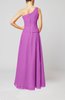 Elegant Sheath Zipper Chiffon Floor Length Wedding Guest Dresses