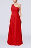 Elegant Sheath Zipper Chiffon Floor Length Wedding Guest Dresses
