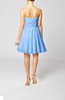 Cute Backless Chiffon Mini Ruching Homecoming Dresses