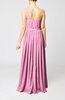 Classic Column One Shoulder Sleeveless Chiffon Pleated Prom Dresses
