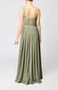 Classic Column One Shoulder Sleeveless Chiffon Pleated Prom Dresses