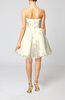 Cute Destination Baby Doll Strapless Organza Short Bridal Gowns