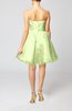 Cute Destination Baby Doll Strapless Organza Short Bridal Gowns