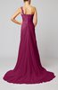 Elegant Church Sheath One Shoulder Chiffon Ruching Bridal Gowns