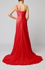 Elegant Church Sheath One Shoulder Chiffon Ruching Bridal Gowns