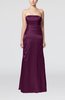 Elegant Strapless Backless Silk Like Satin Ribbon Bridesmaid Dresses