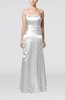 Elegant Strapless Backless Silk Like Satin Ribbon Bridesmaid Dresses