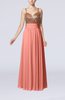 Elegant Empire Sweetheart Sleeveless Backless Chiffon Graduation Dresses