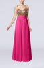 Elegant Empire Sweetheart Sleeveless Backless Chiffon Graduation Dresses