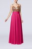Elegant Empire Sweetheart Sleeveless Backless Chiffon Graduation Dresses