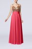 Elegant Empire Sweetheart Sleeveless Backless Chiffon Graduation Dresses