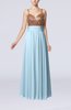 Elegant Empire Sweetheart Sleeveless Backless Chiffon Graduation Dresses