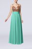 Elegant Empire Sweetheart Sleeveless Backless Chiffon Graduation Dresses