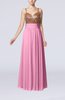 Elegant Empire Sweetheart Sleeveless Backless Chiffon Graduation Dresses