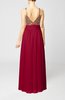 Elegant Empire Sweetheart Sleeveless Backless Chiffon Graduation Dresses