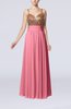 Elegant Empire Sweetheart Sleeveless Backless Chiffon Graduation Dresses