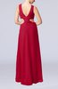 Informal Column Bateau Sleeveless Chiffon Evening Dresses