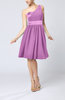 Modern A-line One Shoulder Sleeveless Chiffon Bridesmaid Dresses