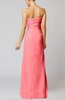 Elegant Sheath Sleeveless Zip up Floor Length Bridesmaid Dresses