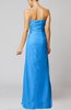 Elegant Sheath Sleeveless Zip up Floor Length Bridesmaid Dresses